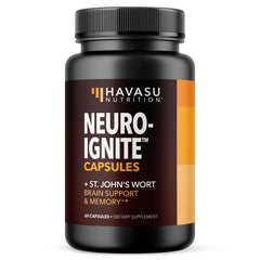 HAVASU NEUROIGNITE bottle front showing design for focus