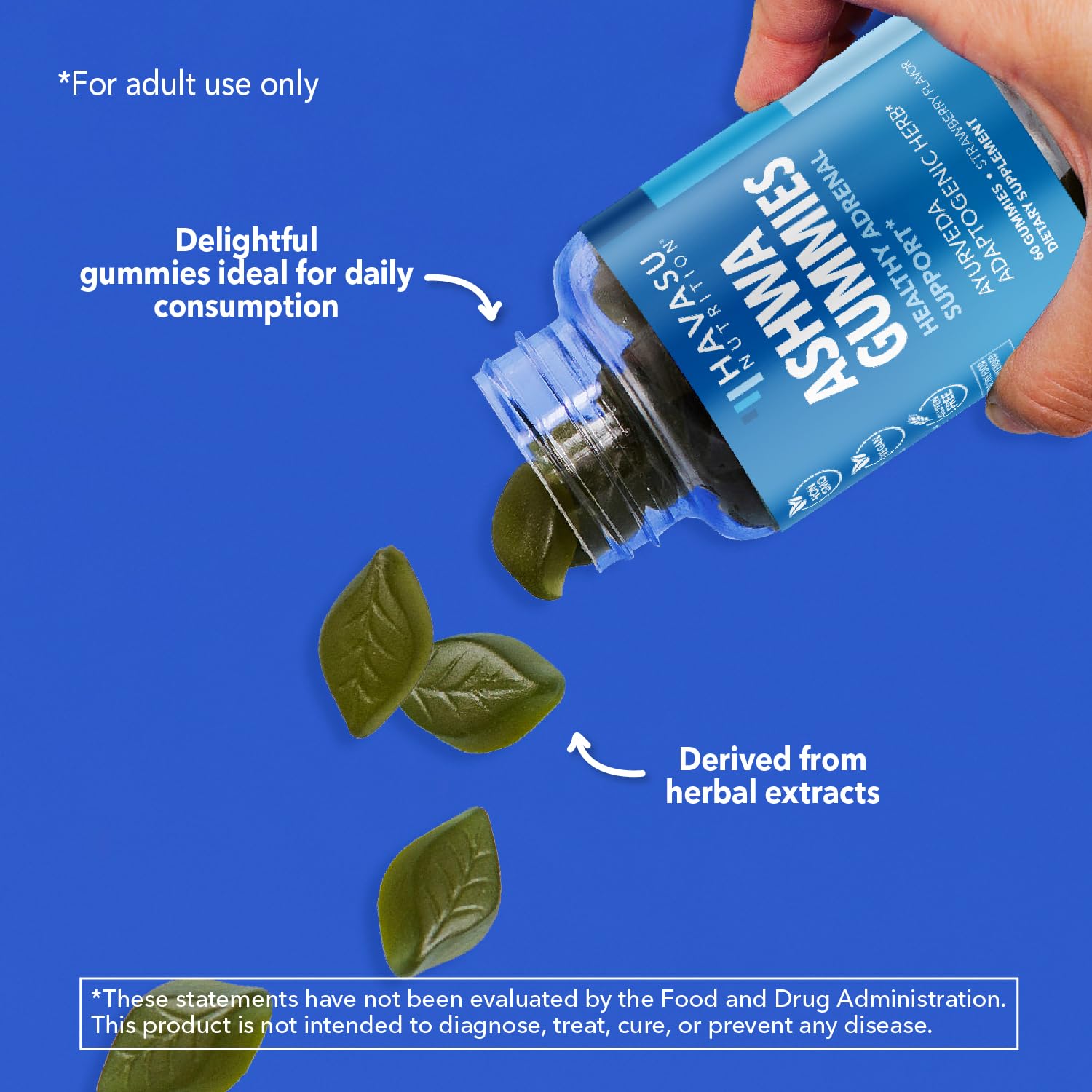 HAVASU NUTRITION Ashwagandha Gummies energy and focus on the go