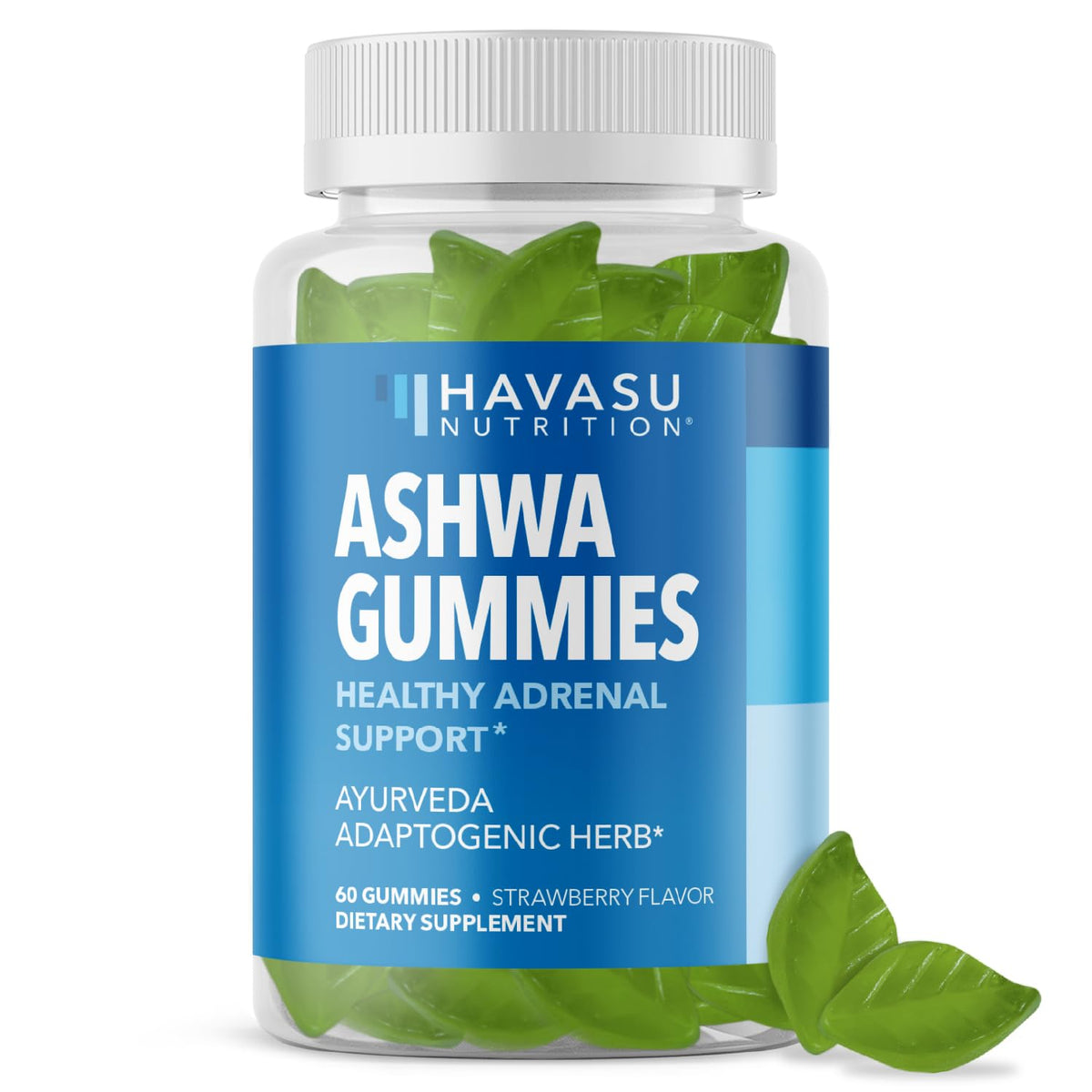 HAVASU NUTRITION Ashwagandha Gummies packaging for convenient daily stress support