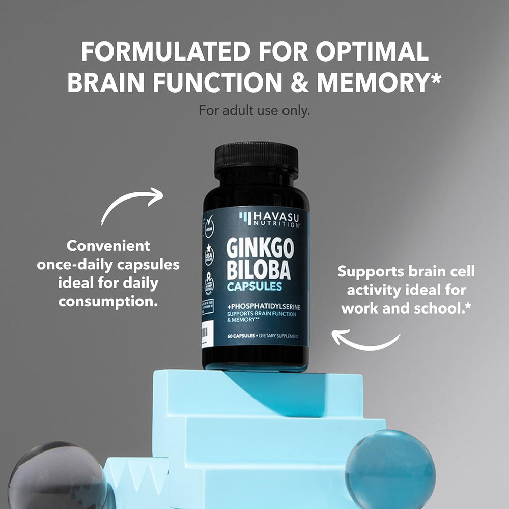 Brain health graphic from HAVASU NUTRITION illustrating cognitive wellness