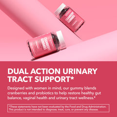 Fresh cranberries illustrate HAVASU's cranberry extract for feminine health.