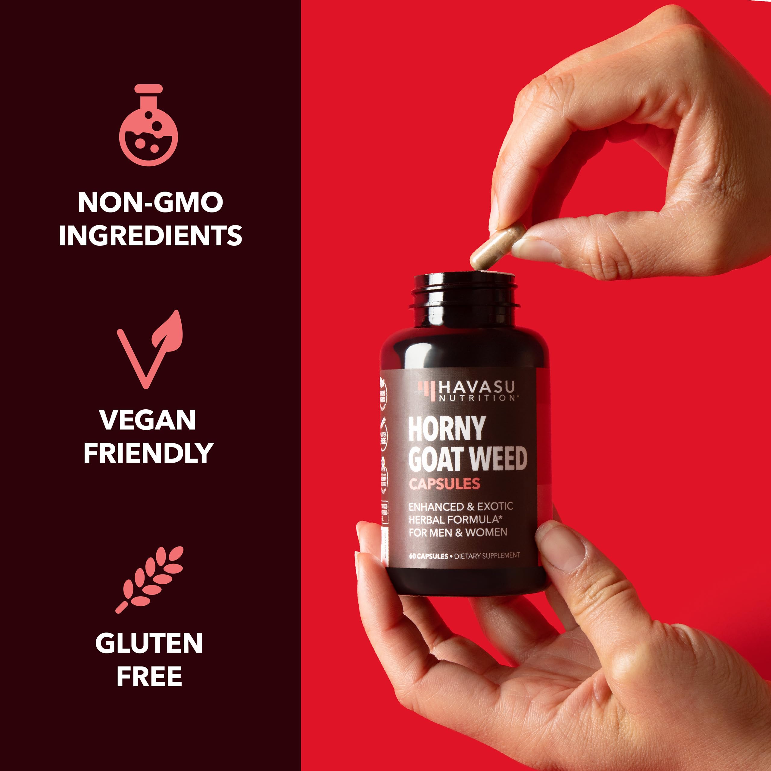 Havasu Nutrition Endurance supplement capsules bottle representing long-lasting supply.