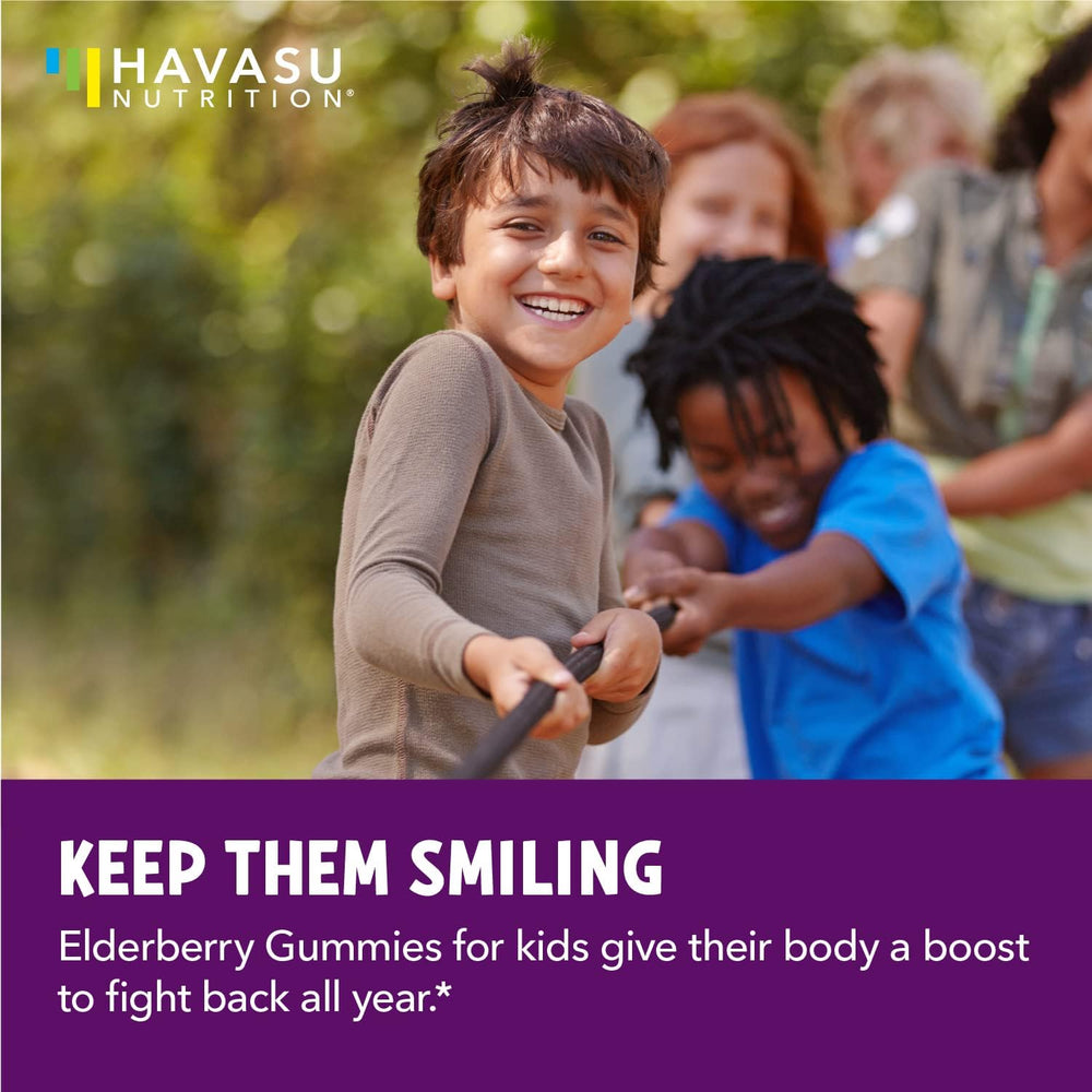HAVASU NUTRITION Family-friendly packaging supports shared immune routines.