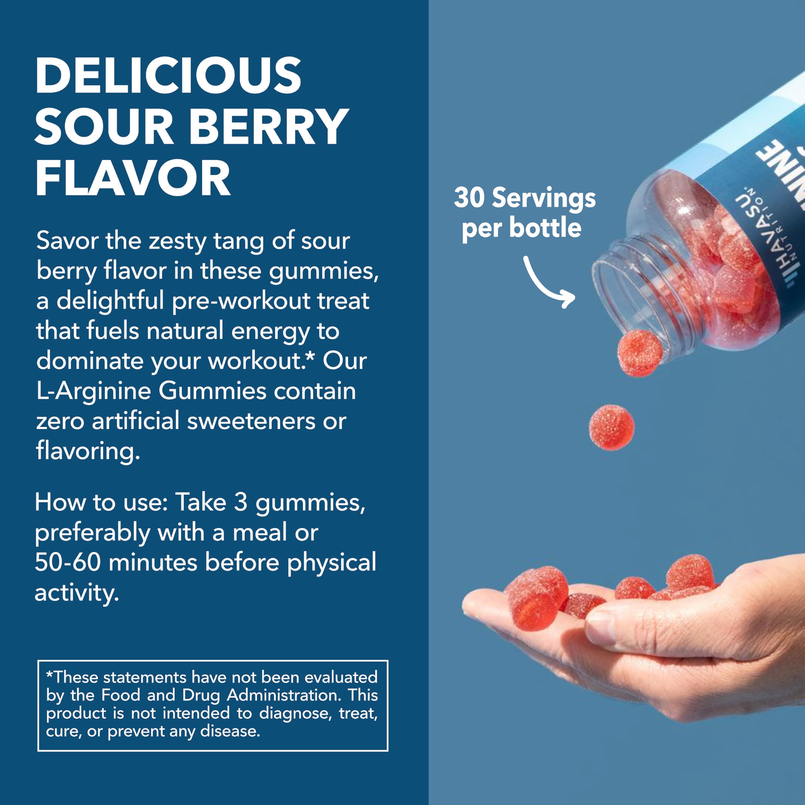 HAVASU gummies with beet root visual cue suggesting natural energy