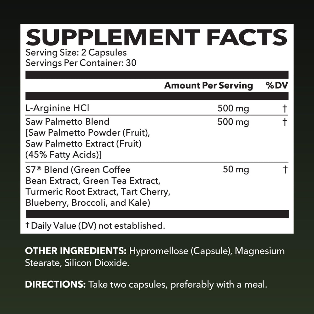 HAVASU NUTRITION capsules close-up showing vegan formula for endurance and urinary comfort.
