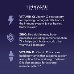 HAVASU Nutrition multivitamin gummies being poured for a quick daily dose.