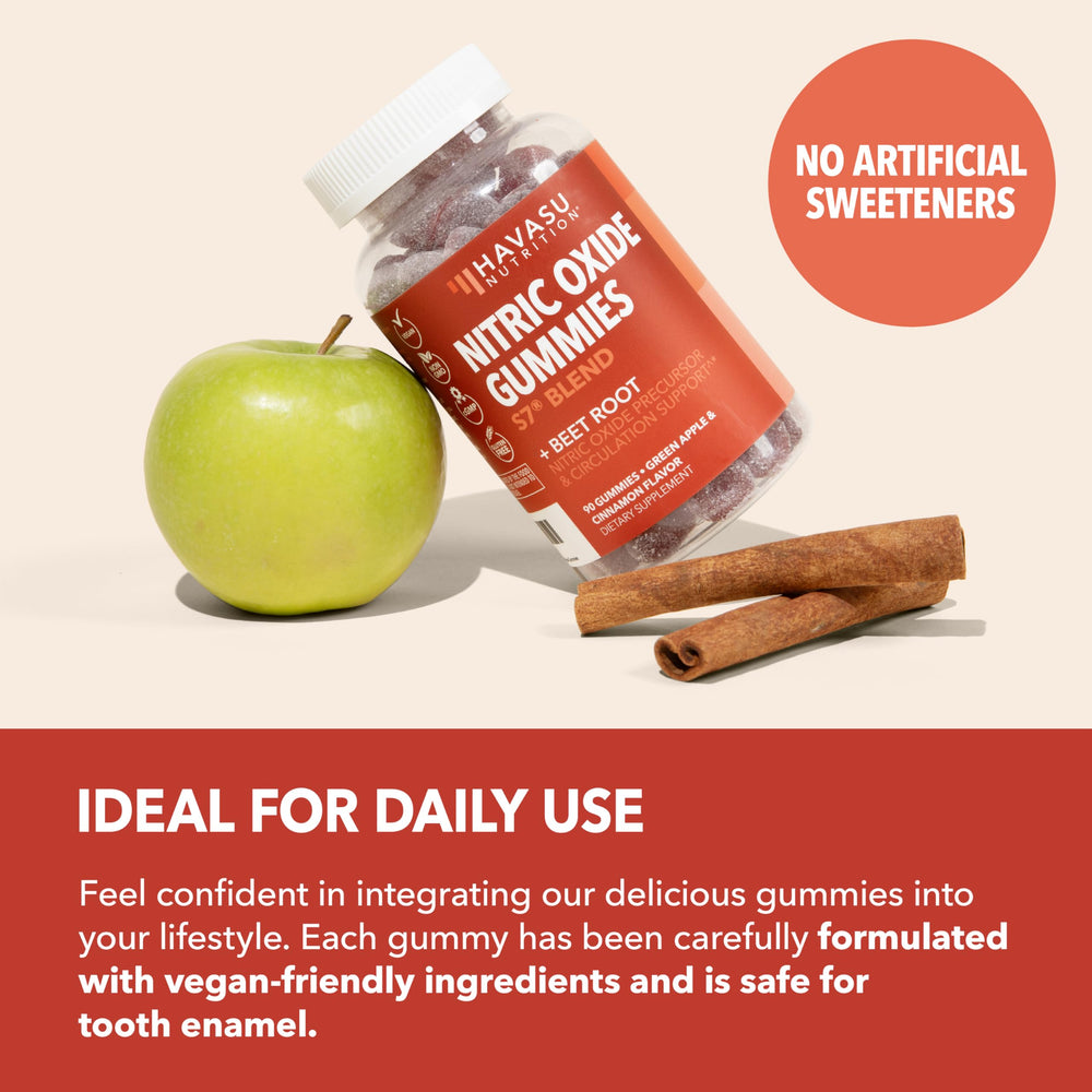 Havasu Nutrition Nitric Oxide Gummies bold cinnamon bite flavor