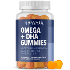 Havasu Nutrition Omega 3-6-9 + DHA gummies pack for daily wellness