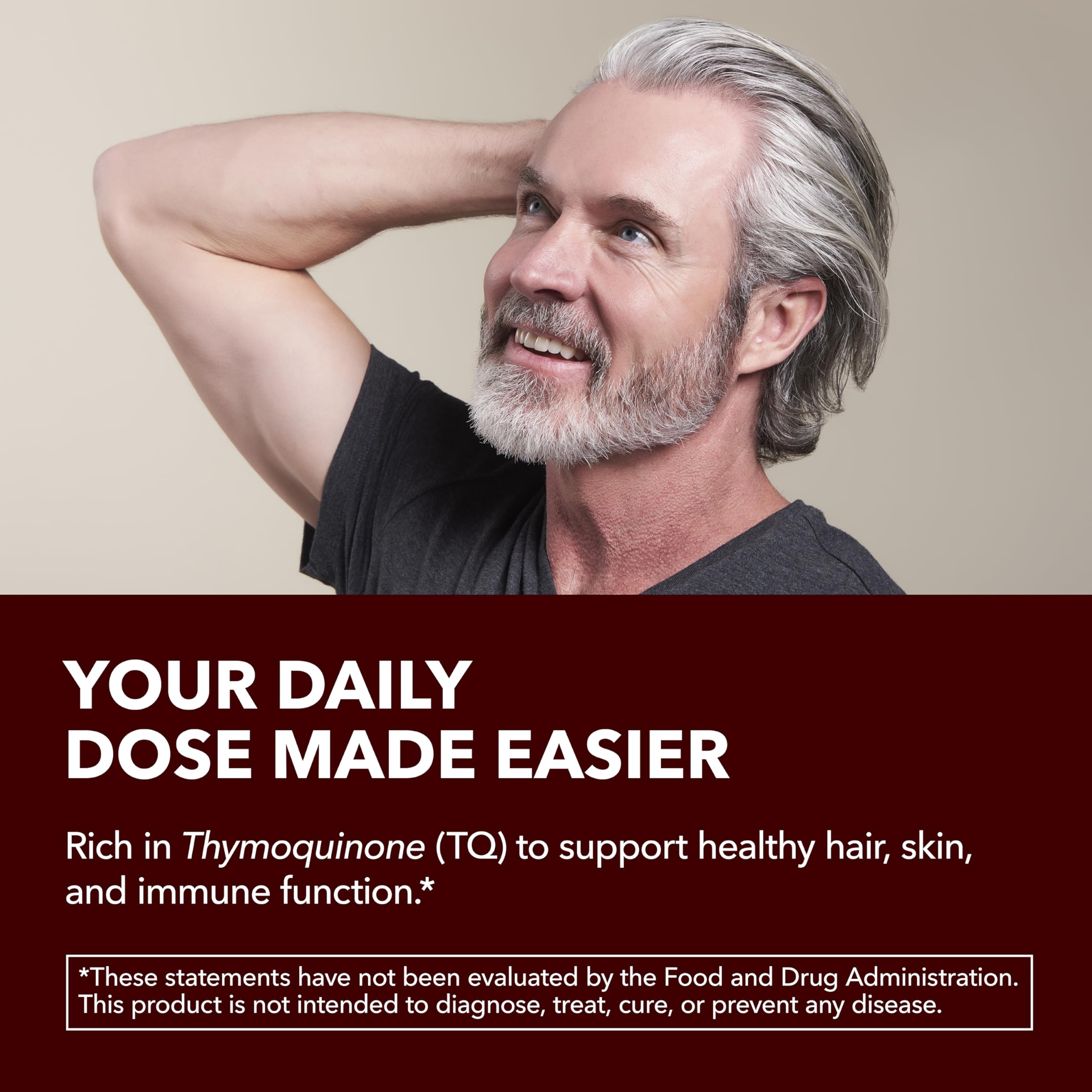 HAVASU NUTRITION Organic Black Seed Oil label showing vegan and non-GMO features.