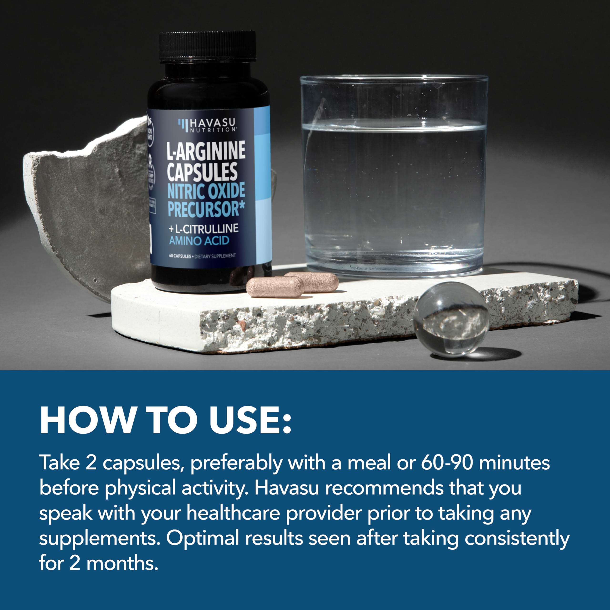 Havasu Nutrition performance graphic emphasizing nitric oxide support during exercise