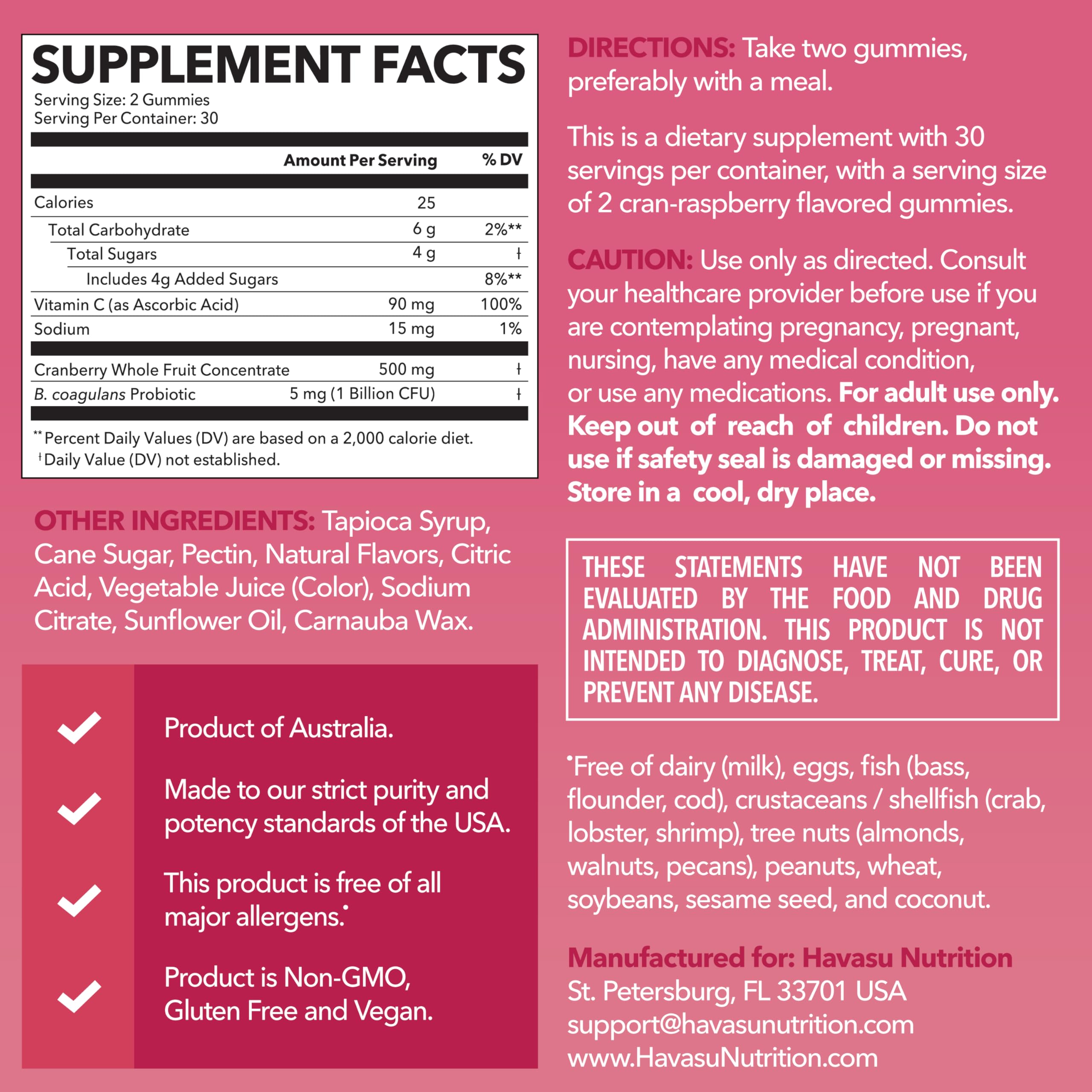 Gummies being poured, highlighting convenient daily bladder support with HAVASU.