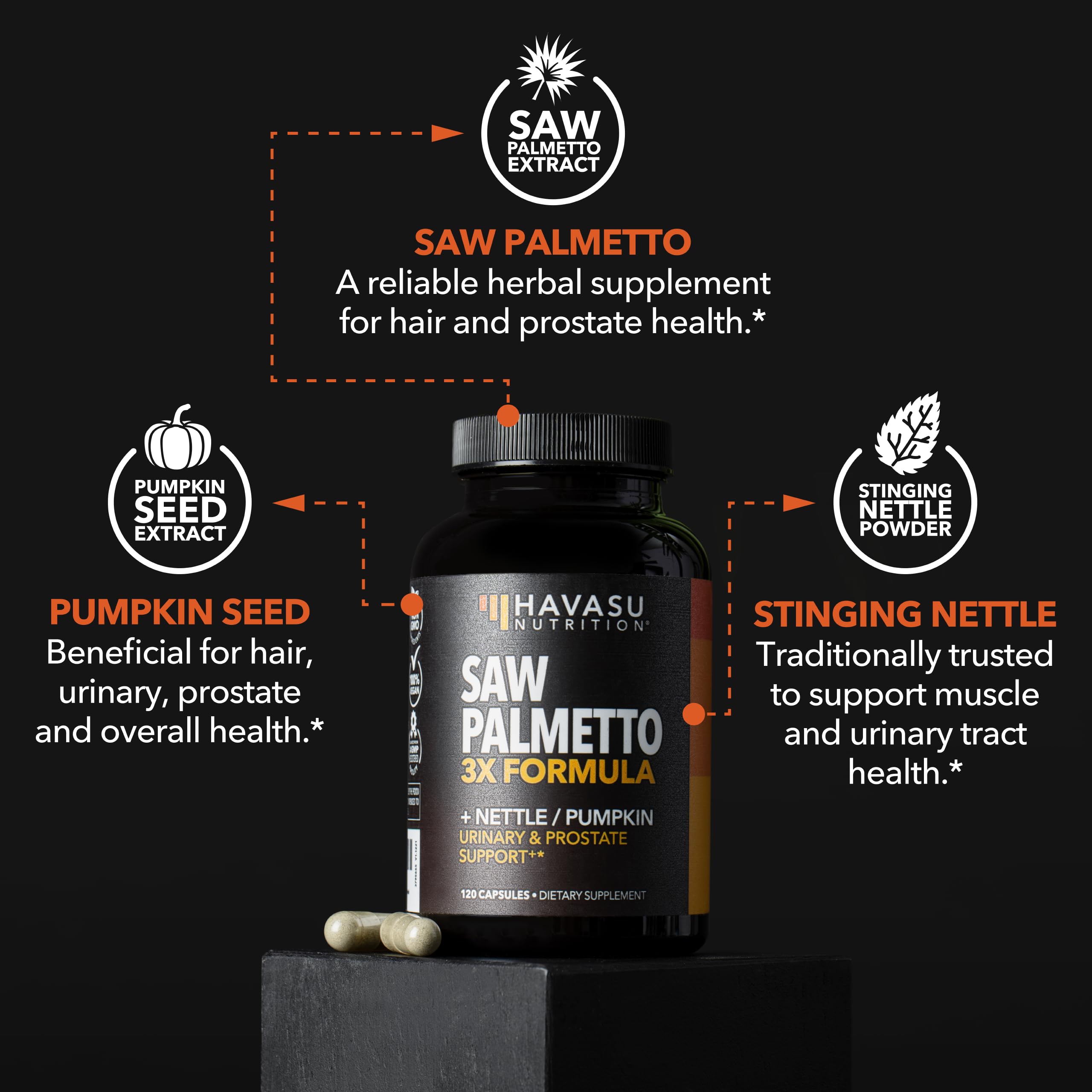 HAVASU NUTRITION pumpkin seed extract in the formula for urinary health support