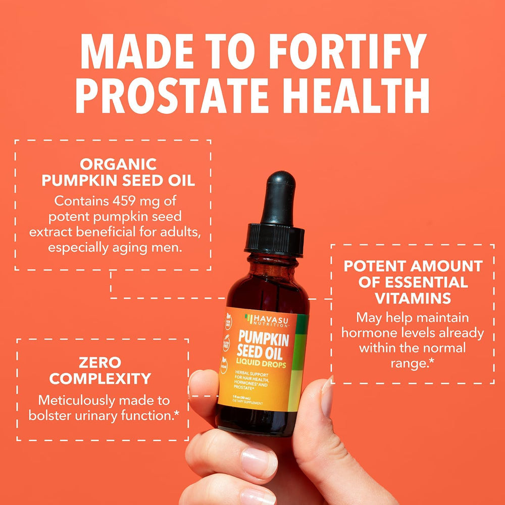 HAVASU pumpkin seed oil dropper for precise drops