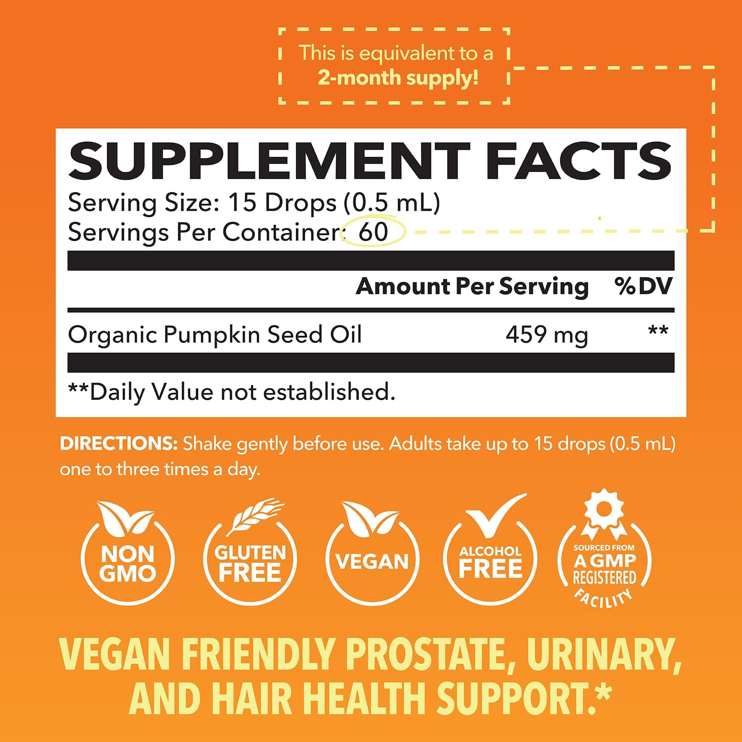 Pouring HAVASU pumpkin seed oil into dressing or smoothie