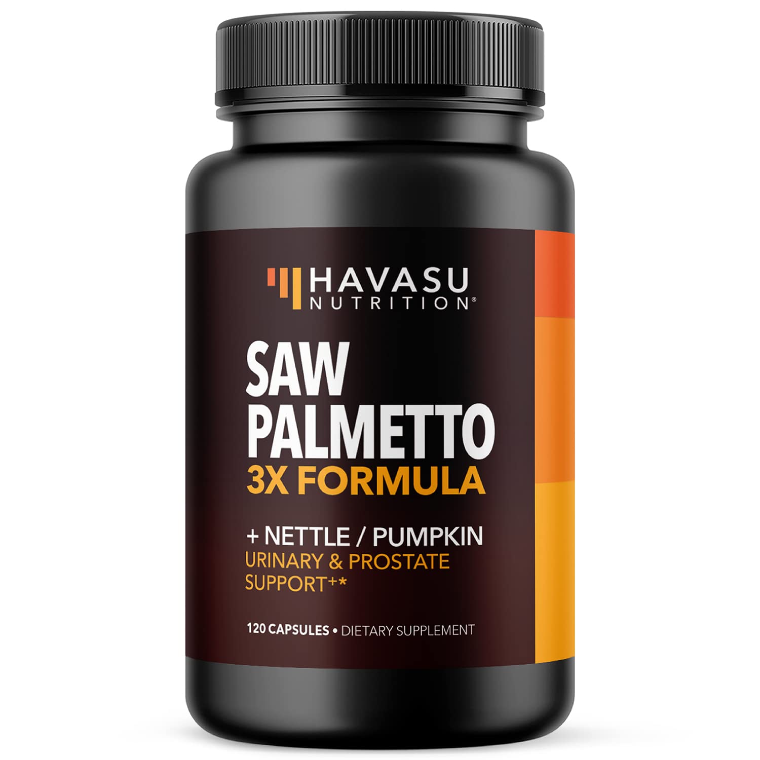 HAVASU NUTRITION Saw Palmetto advanced 3X formula bottle for daily prostate support