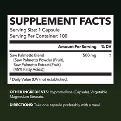 HAVASU NUTRITION Saw Palmetto Daily Capsule for convenient one-a-day use.