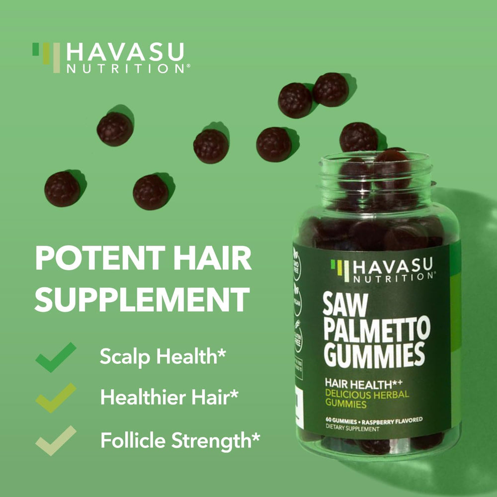 HAVASU Saw Palmetto for Men Gummies ready for daily routine and convenient snack.