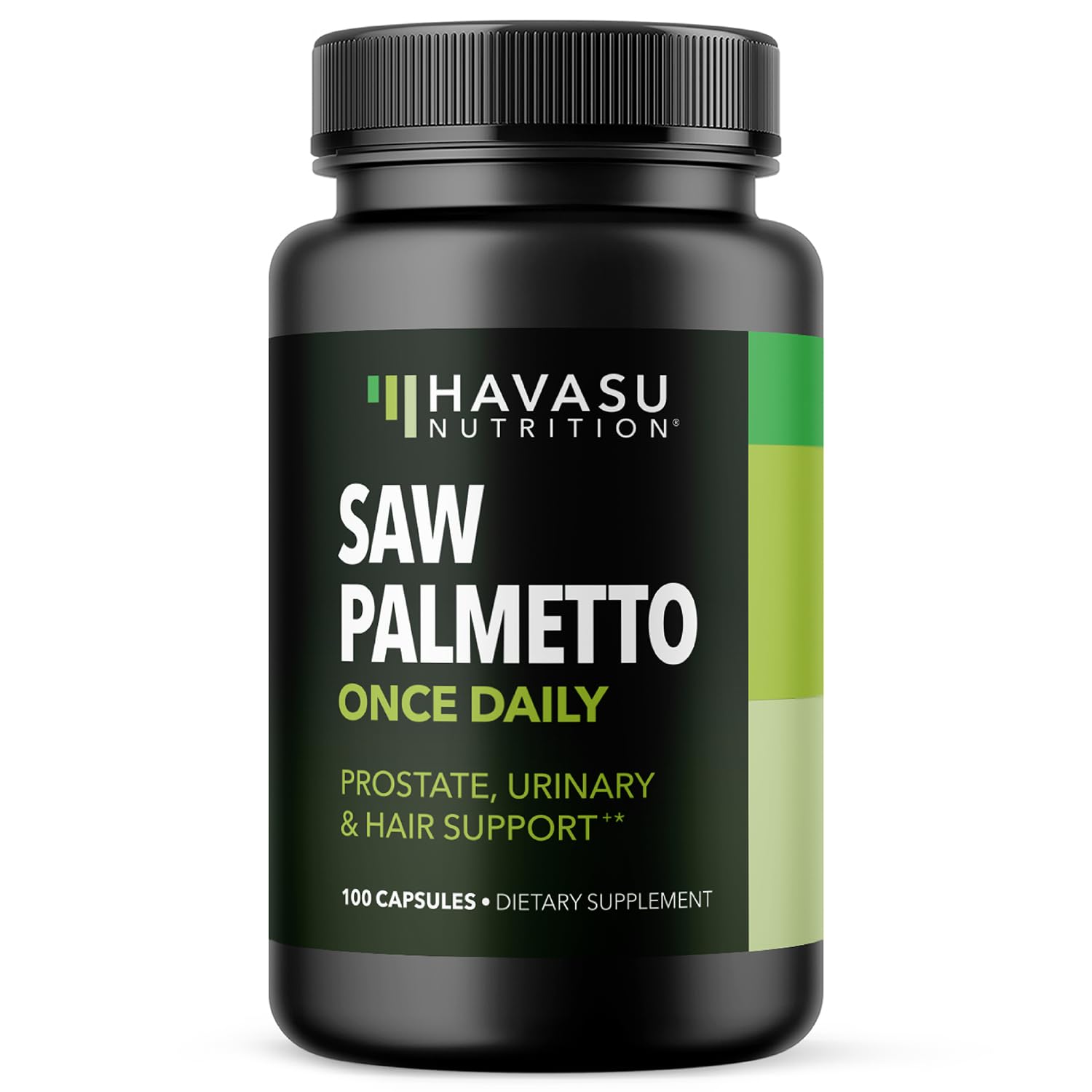 HAVASU NUTRITION Saw Palmetto Prostate Bottle supports daily urinary comfort.