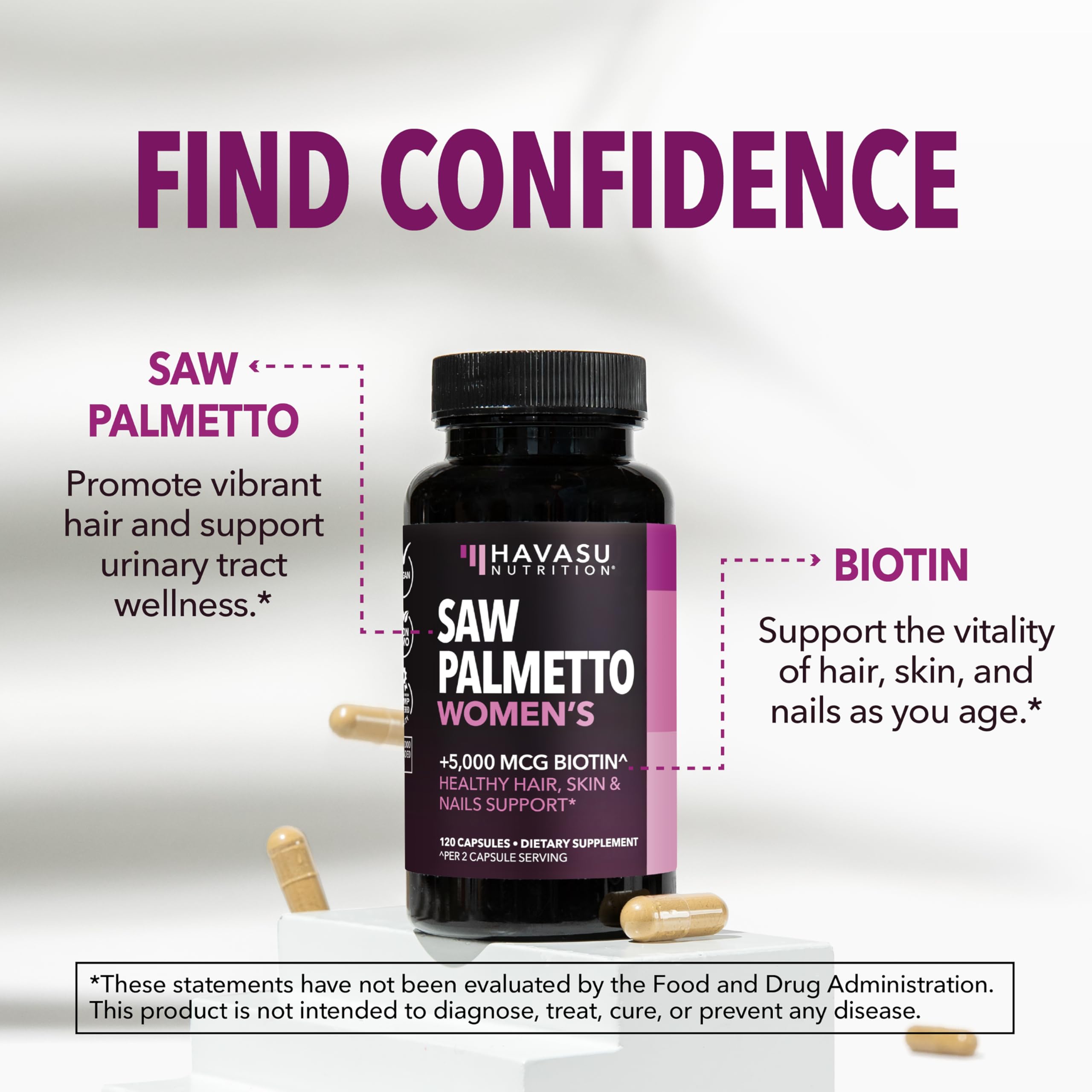 Havasu Nutrition vegan, non-GMO formula for clean daily support.