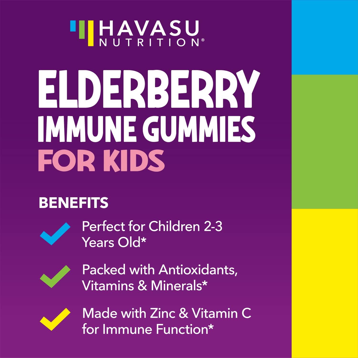HAVASU NUTRITION Zinc and Vitamin C blend bottle supports immune health.
