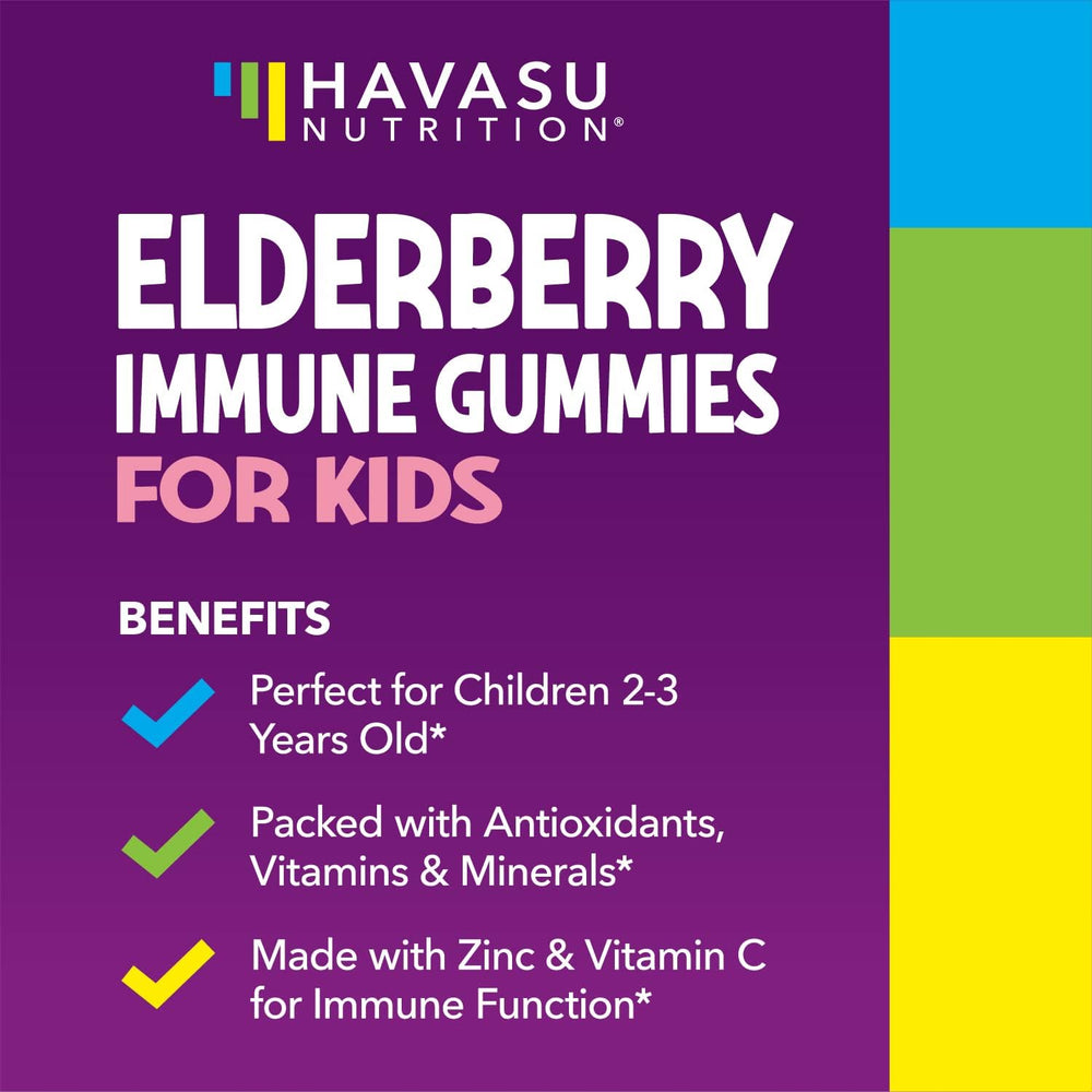 HAVASU NUTRITION Zinc and Vitamin C blend bottle supports immune health.