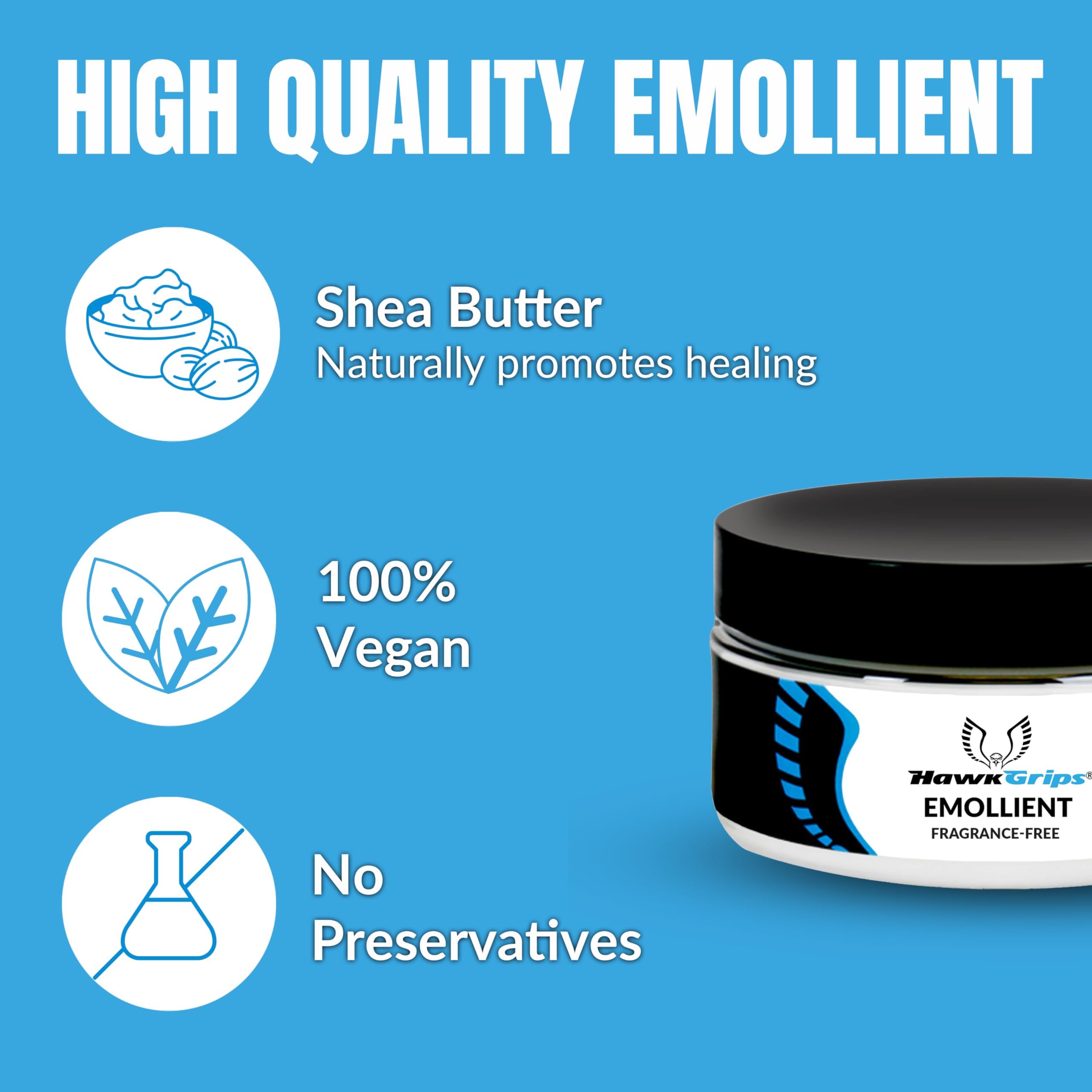 HawkGrips emollient skin-friendly USA-made formula protects skin