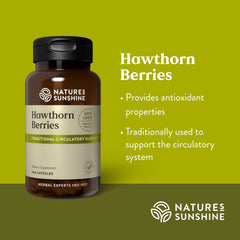 Dried hawthorn berries illustrating natural ingredient source