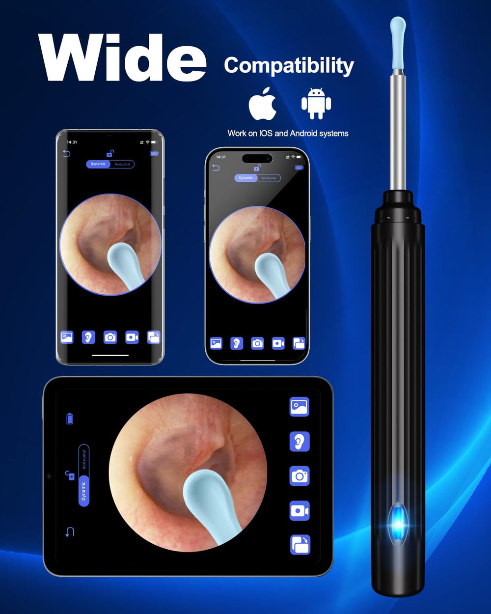 HaYiue six piece earwax removal kit gift included