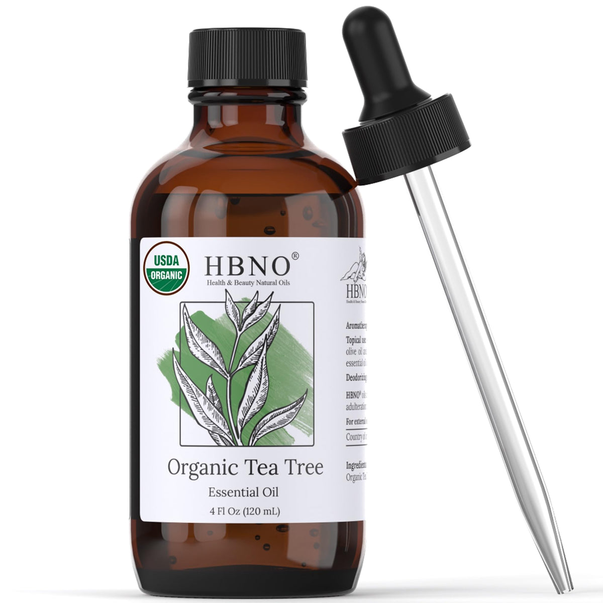 HBNO California tea tree oil bottle for skin and hair care