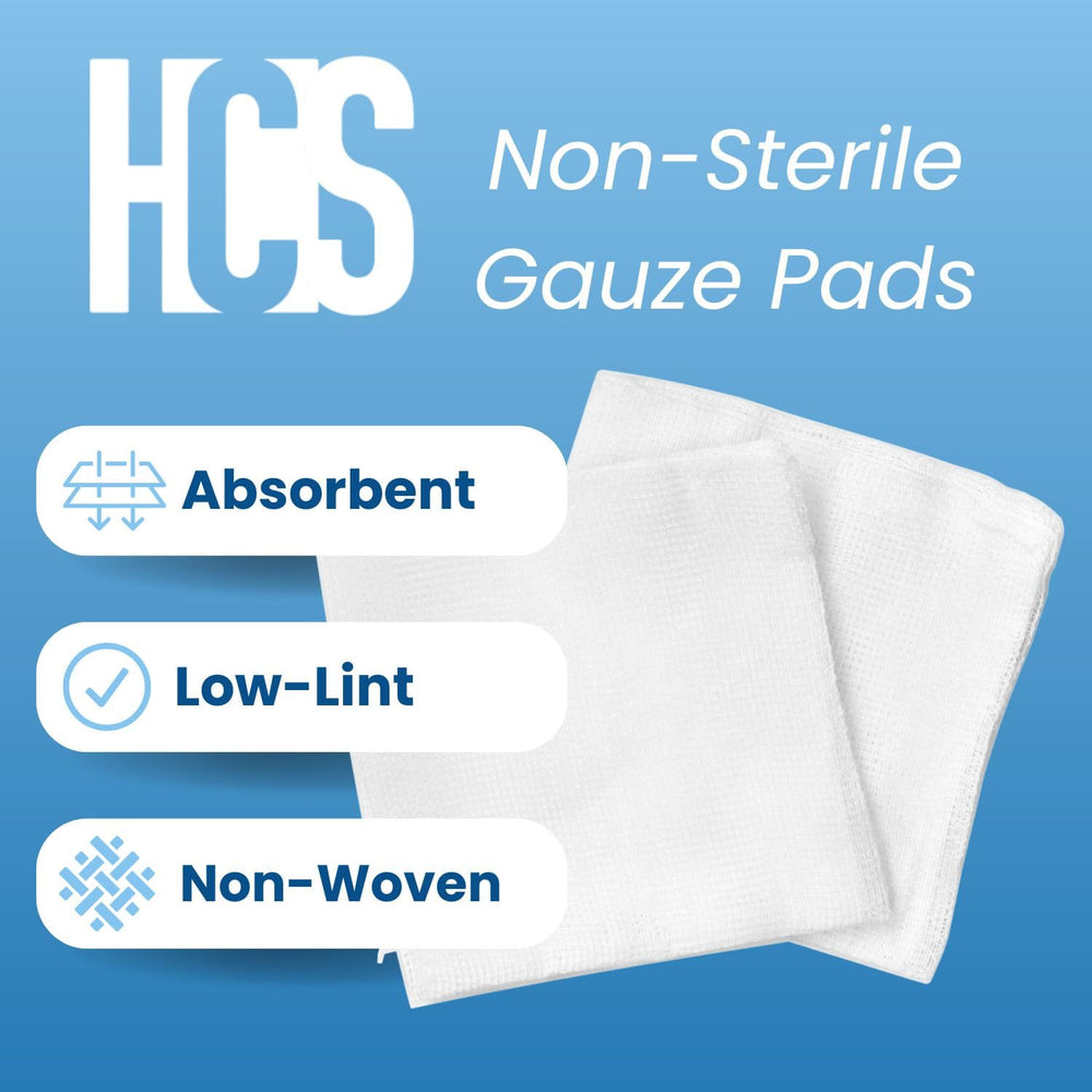 Gasa HCS 2x2 sin látex para piel sensible