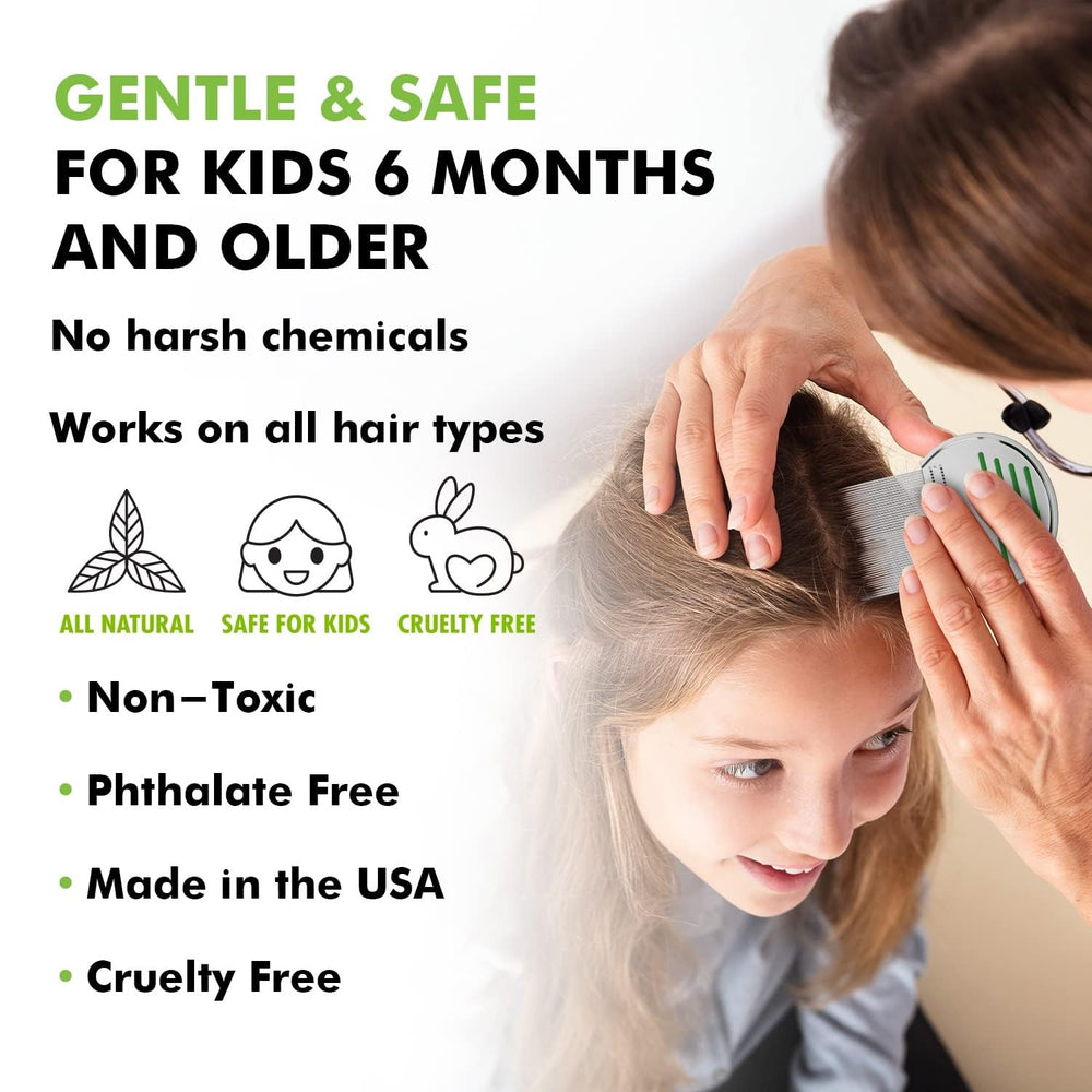 Top of shoulders spray helps maintain fresh hair during activities.