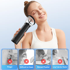 HeaDot ear cleaner offering four adjustable pressure modes for comfortable cleansing.
