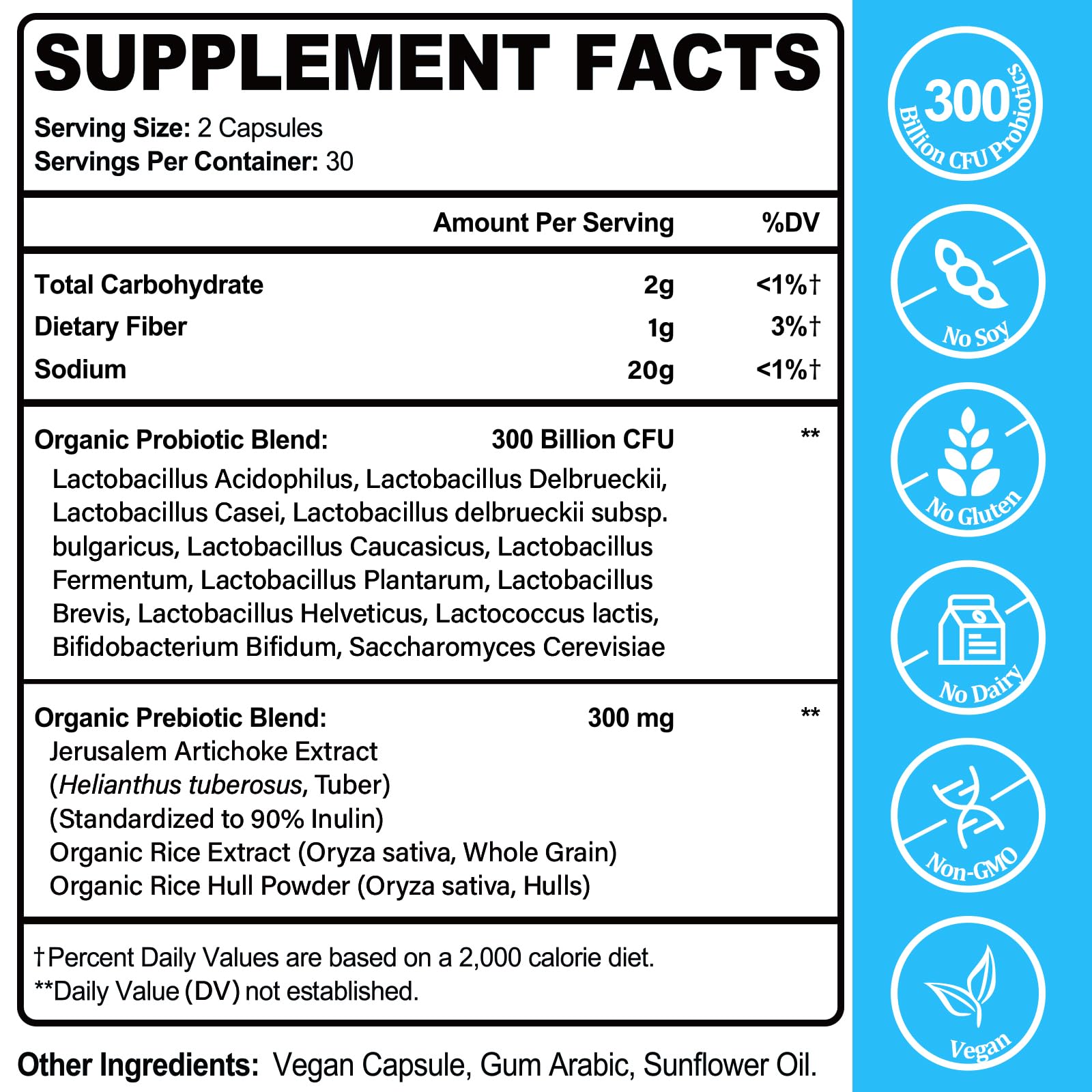 Closeup of Heafetine capsules highlighting convenient daily probiotic intake