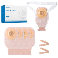 Heagimed 10-pack colostomy bags for reliable daily wear and secure fit.