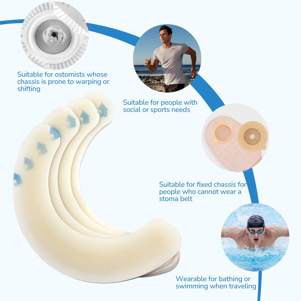 Skin-friendly hydrocolloid strips extend wear time and compatibility across brands.