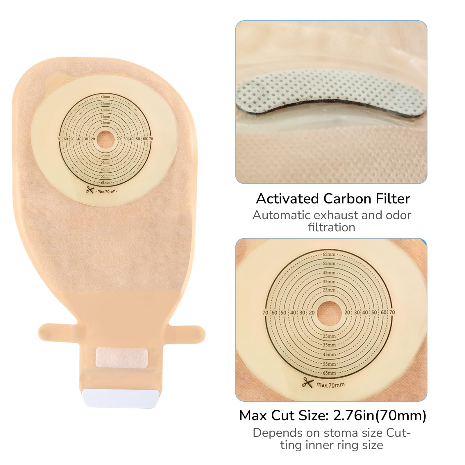 Cut-to-fit barrier from Heagimed supports 15mm to 70mm sizing