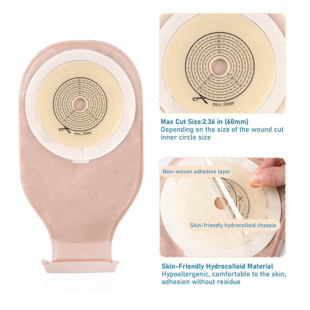 Heagimed deodorising holes with aroma tablets help manage odour.