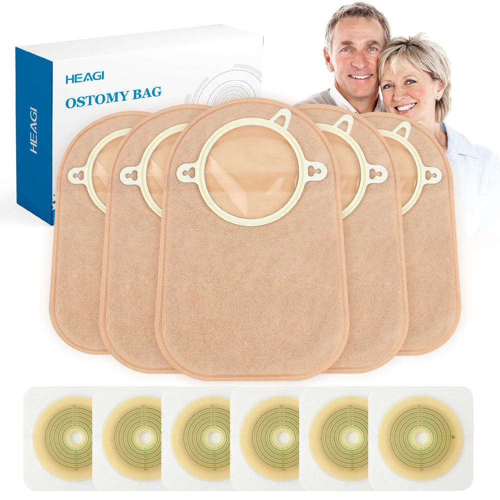 Heagimed ostomy bag closed-end 70mm for easy daily use and secure fit