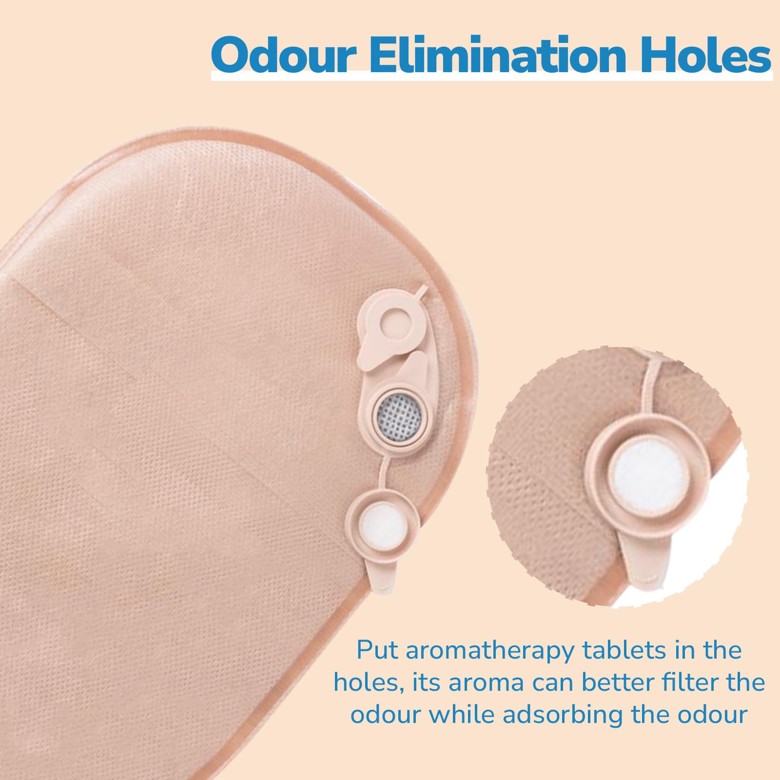 Heagimed stoma measurement card for accurate sizing.
