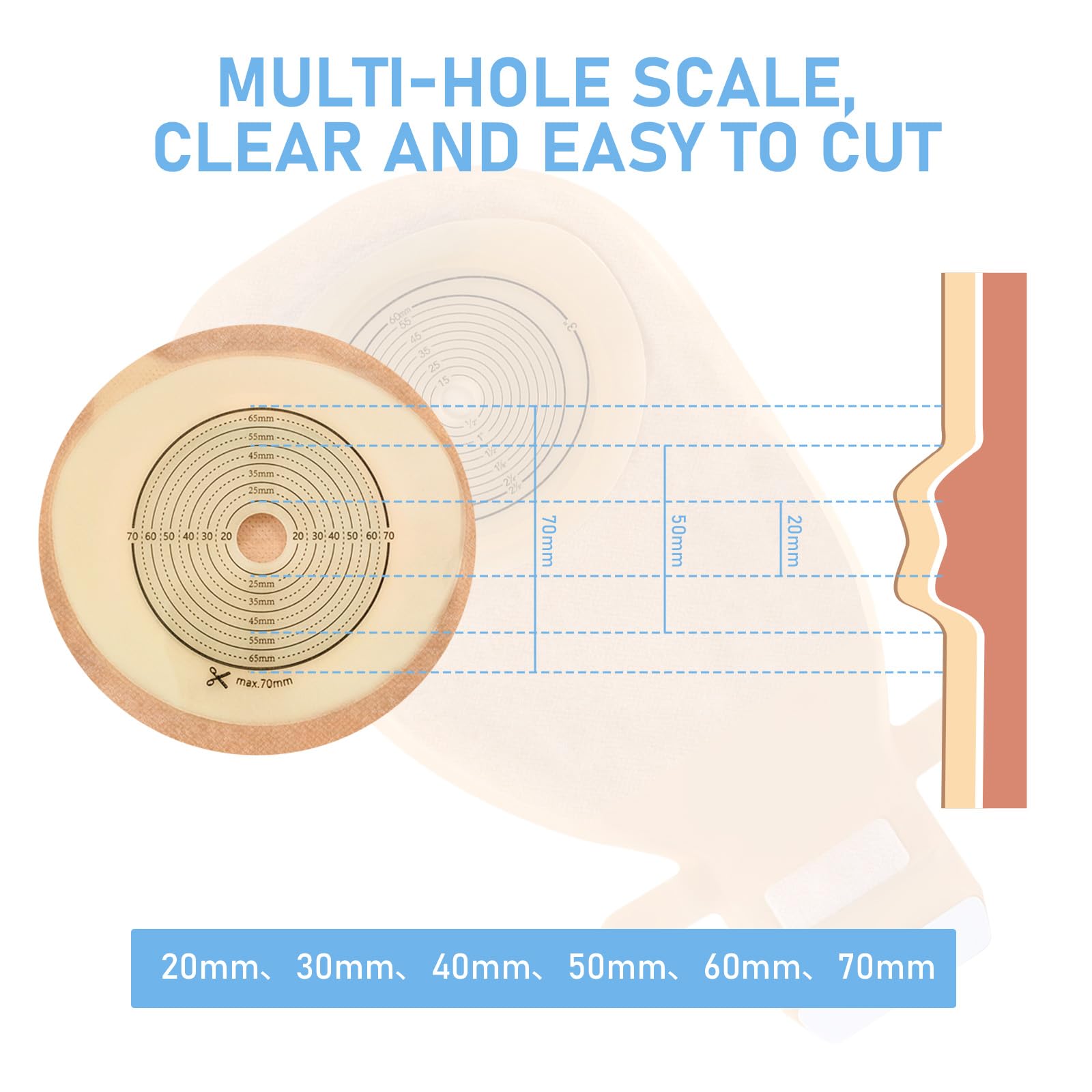 Measurement card included for accurate sizing with Heagimed