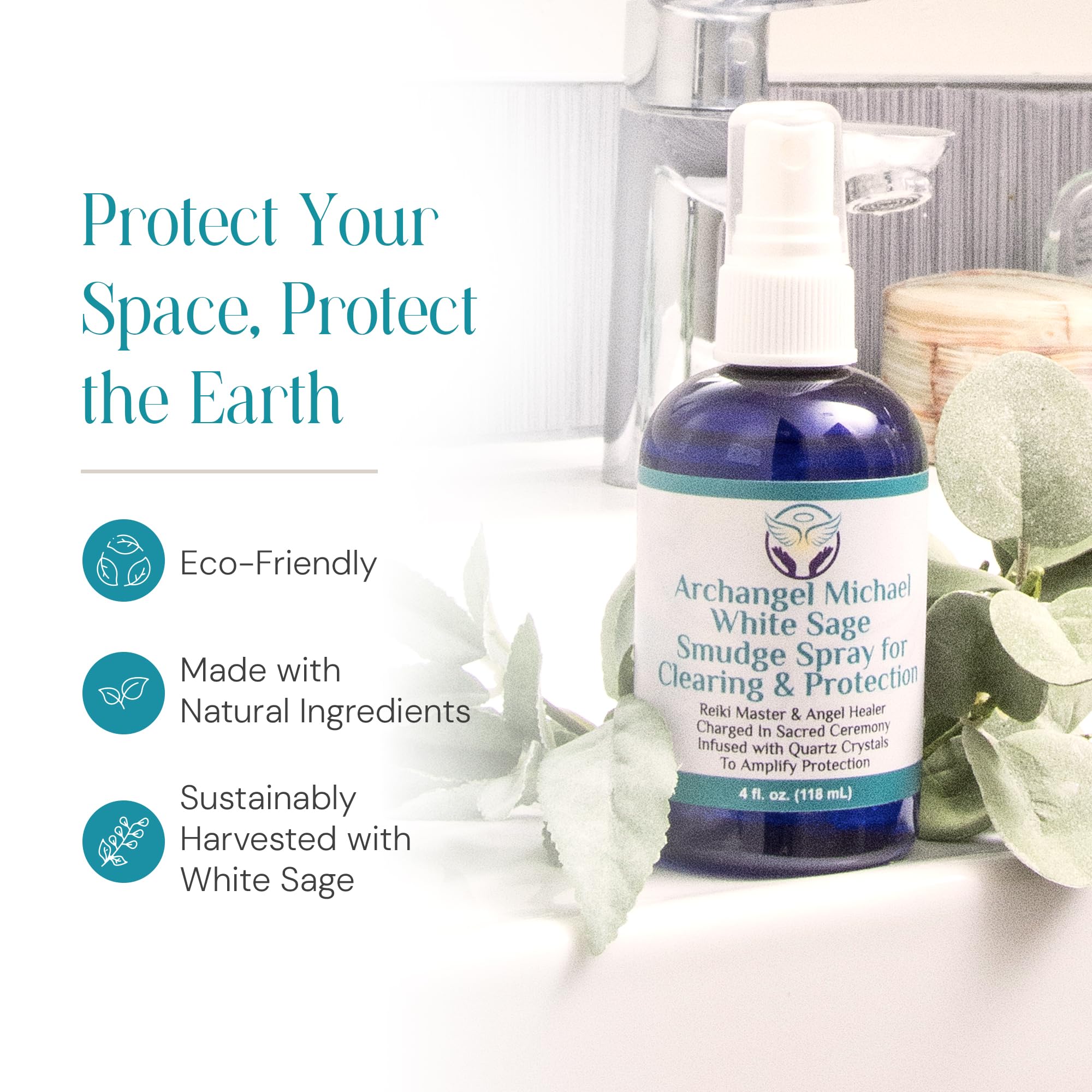 Reiki charged spray by Heal The Masses supports mindful cleansing rituals