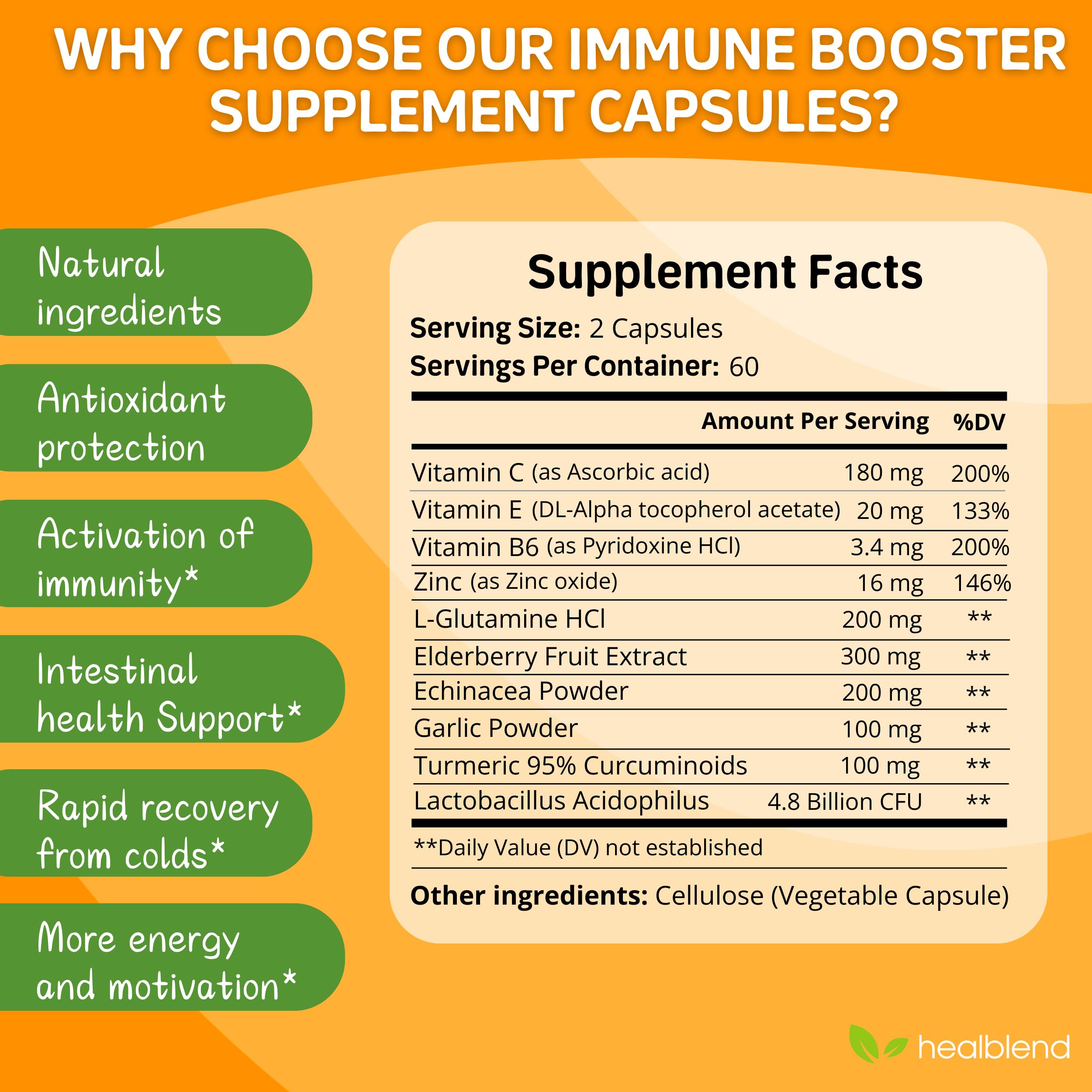 healblend turmeric root powder: warm golden hue highlights herbal richness