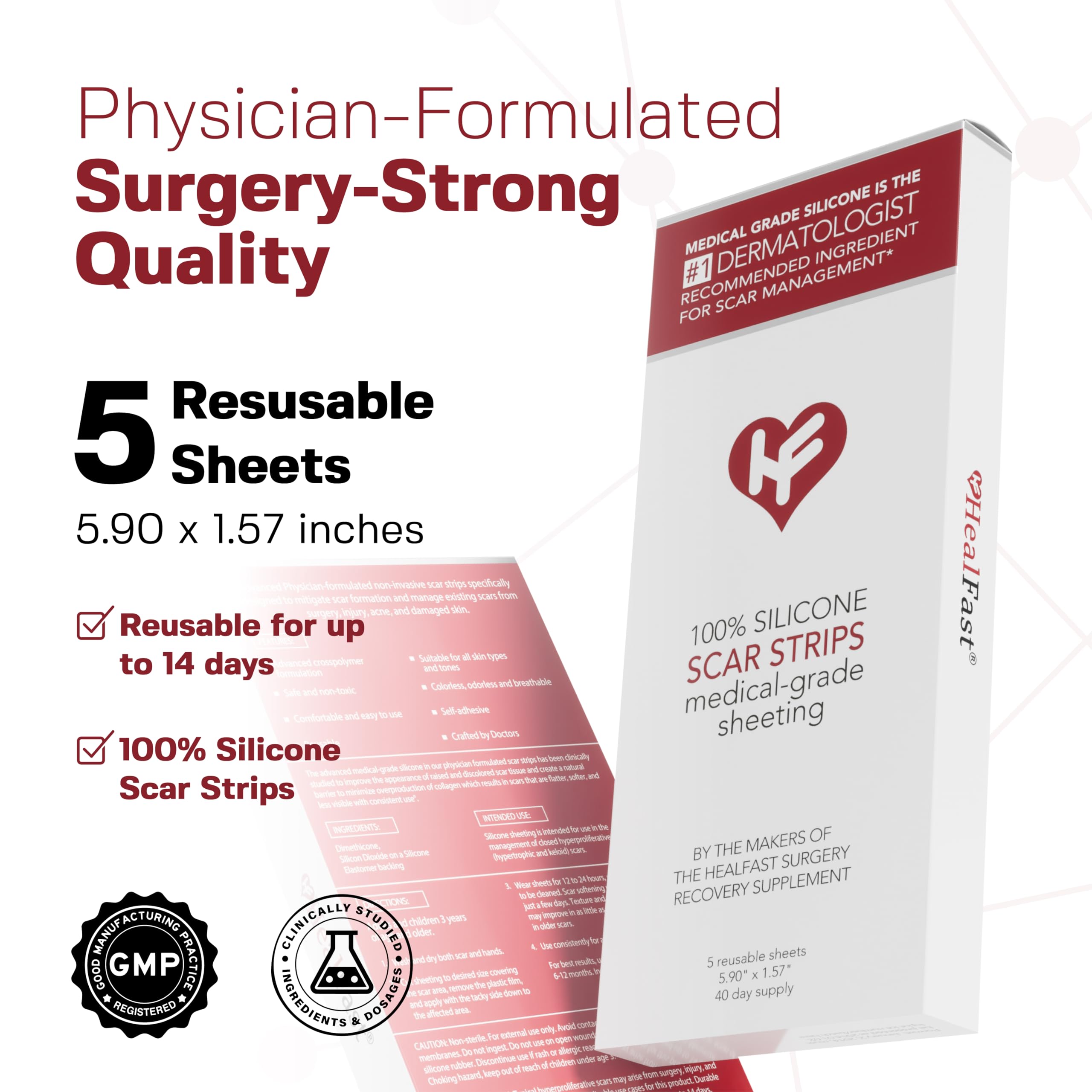 HealFast silicone scar strips for C-section demonstrate secure adhesion and daily wear comfort.