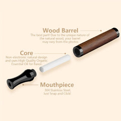 Healfs naturally flavored air inhaler showcases soothing aroma for a satisfying puff on the go.