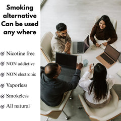 Healfs non-nicotine inhaler emphasizes a cleaner lifestyle choice without nicotine.