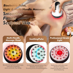 Healgem infrared heat therapy feature providing soothing warmth