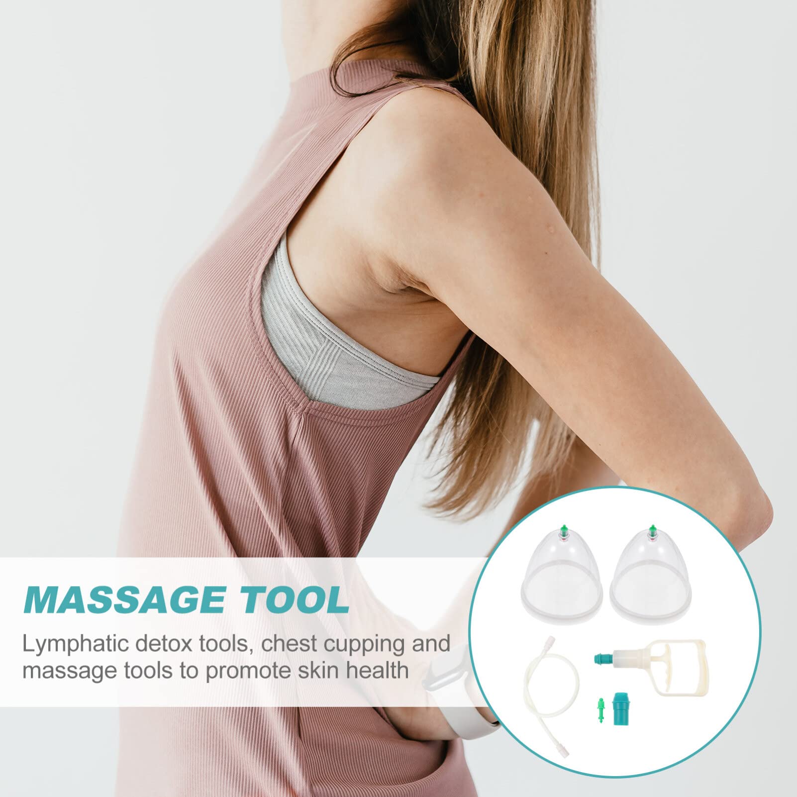 Healifty buttock lift cupping pack in use for contour and tone.