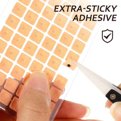 Healifty ear acupressure stickers on ear points for convenient self-treatment