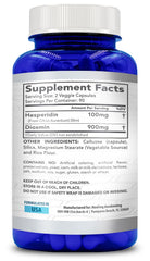 Healing Awakening Hesperidin Plus capsules close-up highlighting premium ingredients