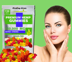 HEALING DROPS hemp gummies vitamins and minerals support daily nutrition